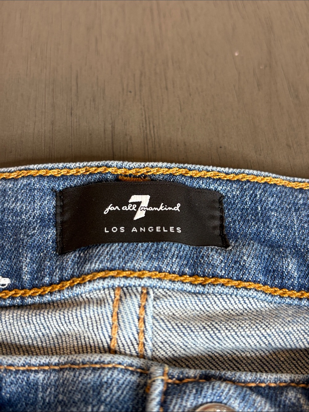💙 7 For All Mankind High RIse Ankle Skinny Jeans Women’s 23 Distressed 💙 - Picture 5 of 14